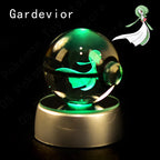 3D Crystal Ball Night Light – Glass LED Display Lamp