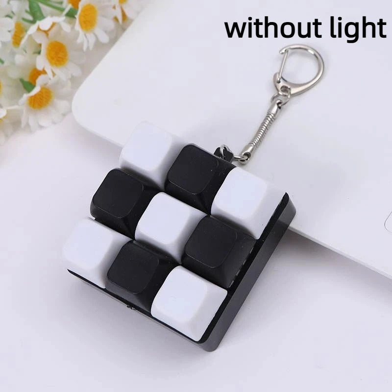 Mechanical Keyboard Key Tester – LED Keycap Fidget Keychain