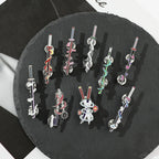 9Pcs/Set Anime Ghost Kill Team Samurai Sword Enamel Brooch 9-Pillar Metal Badge Lapel Pin Cosplay Jewelry Accessories Gifts