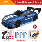 RC Drift Car 4WD Remote Control Car with LED Lights, 2.4GHz
