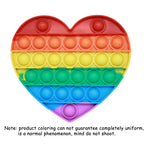 Push Pop Fidget Toy – Rainbow Bubble Sensory Stress Relief Game