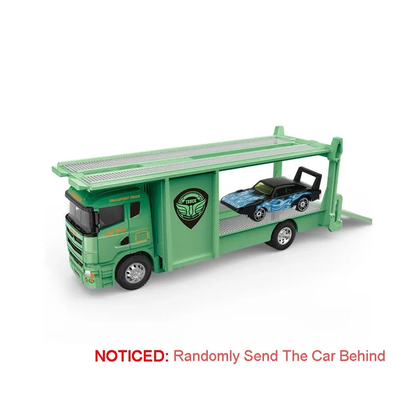 Diecast Trailer – 1:64 Metal Pull-Back Toy