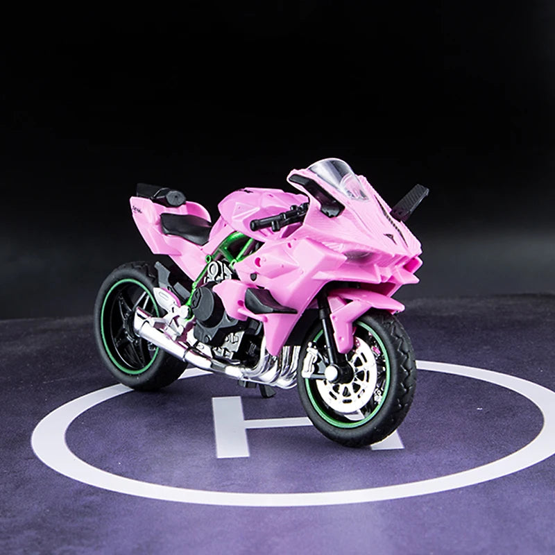 Diecast Motorcycle Model – 1:18 Metal Toy