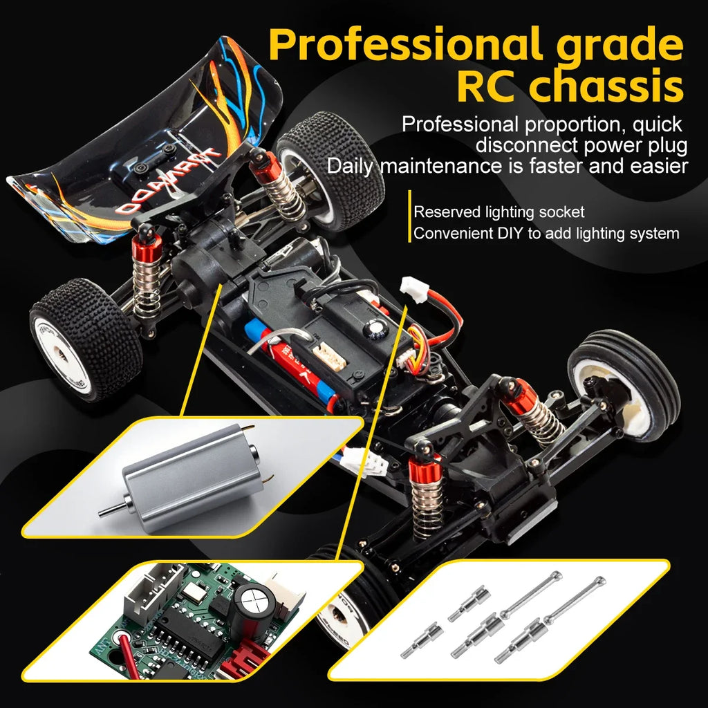 Racing RC Car 1:24 2WD 25KM/H Remote Control with Gyro