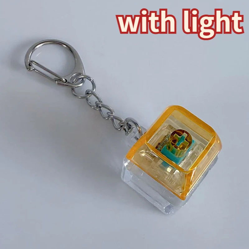 Mechanical Keyboard Key Tester – LED Keycap Fidget Keychain