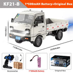 Mini Remote Control Truck 1:18 RC Cargo Van with LED Lights