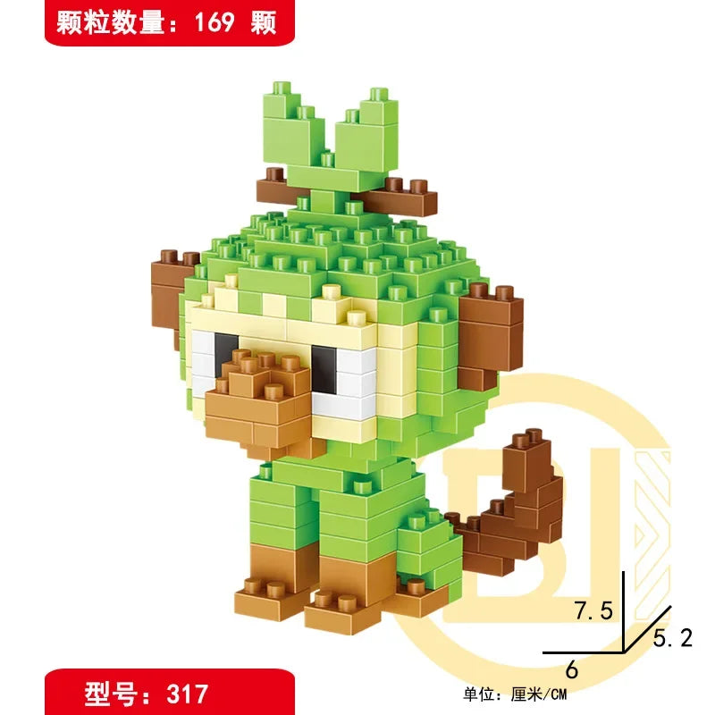 Mini Building Blocks DIY Character Assemble Model Set
