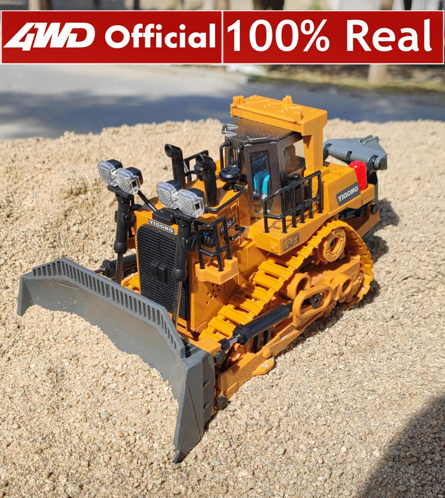 RC Excavator 4WD Construction Vehicle with Lights & Sound