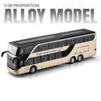 1:30 Diecast Bus – Alloy Double Decker Model