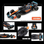 Diecast Racing Car – 1:43 Metal Formula Pullback Toy Car