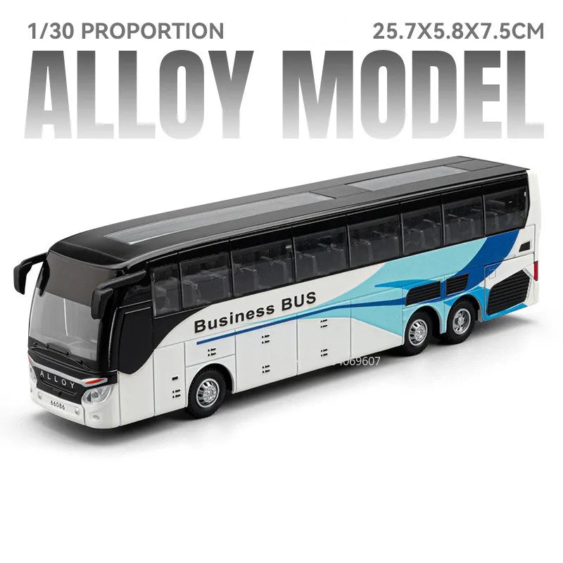 1:30 Diecast Bus – Alloy Double Decker Model