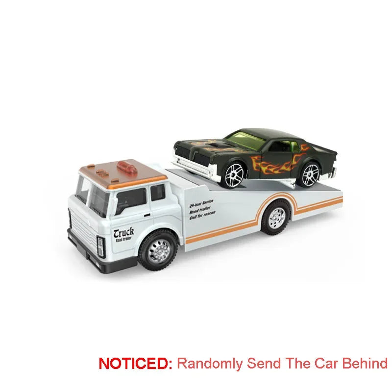 Diecast Trailer – 1:64 Metal Pull-Back Toy