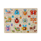 Wooden Montessori Puzzle – Baby Learning Board