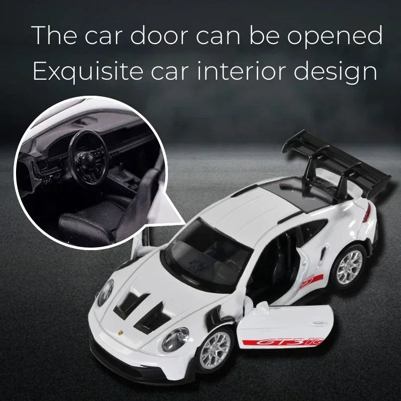 Diecast Sports Car – 1:36 Metal Racing Toy