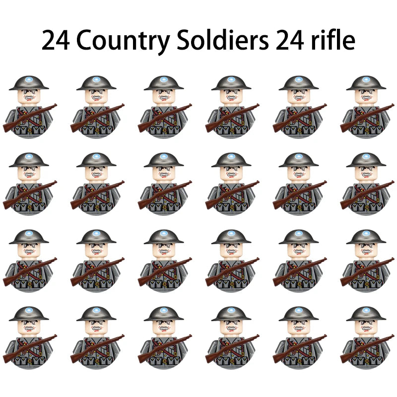 Army Building Blocks Set – Soldier & Military Construction Toy