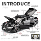 1:18 Diecast Car Model – Alloy Miniature Collectible