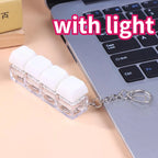 Mechanical Keyboard Key Tester – LED Keycap Fidget Keychain