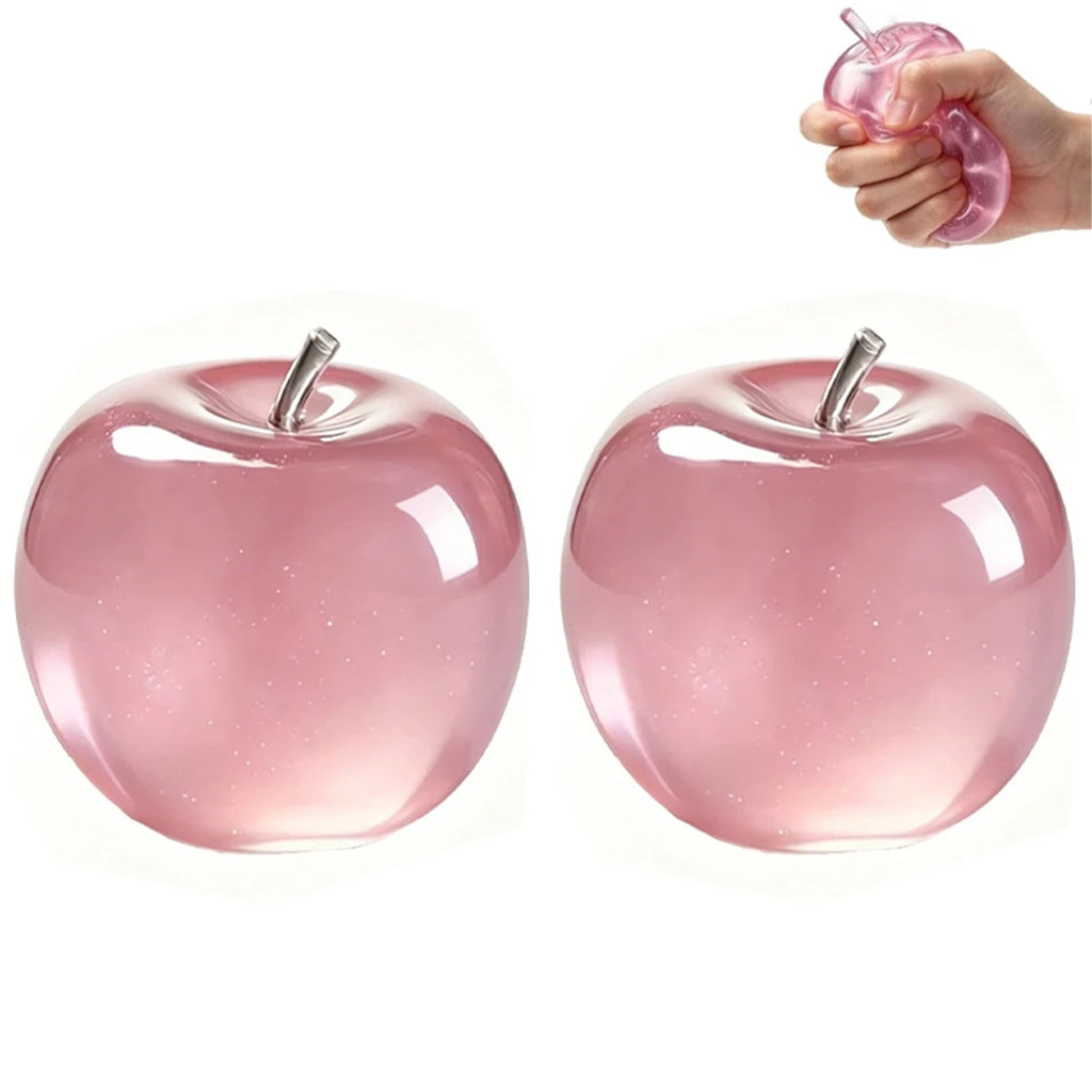 Apple Squishy Fidget Toy – Slow Rising Fruit Squeeze Toy