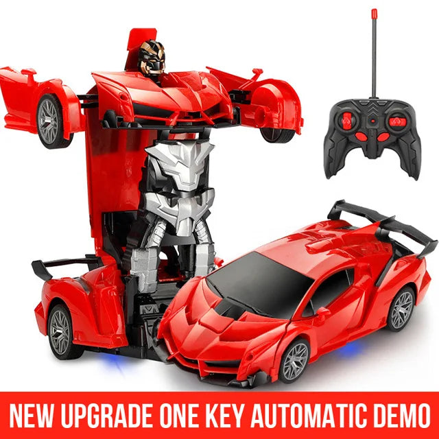 Transforming RC Car 2-in-1 Remote Control Robot Vehicle Toy