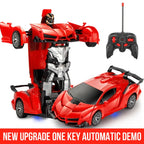 Transforming RC Car 2-in-1 Remote Control Robot Vehicle Toy