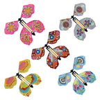 Wind Up Butterfly Toy – Flying Butterfly Bookmark Set