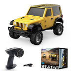 Mini RC Crawler Car 4WD Off-Road with Lights, Remote Control