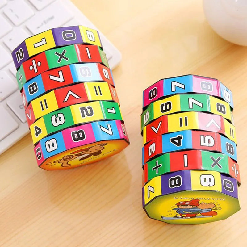 Montessori Math Toy – Number Cube Counting & Arithmetic Game