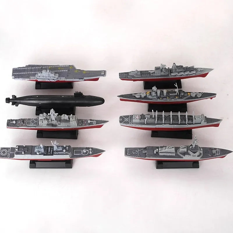 Battleship Model Kit – 1:1200 Scale Warship Assembly