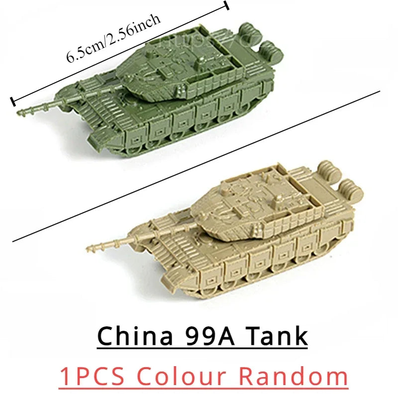 Tank Model Kit – 1:144 Scale Military Vehicle Set