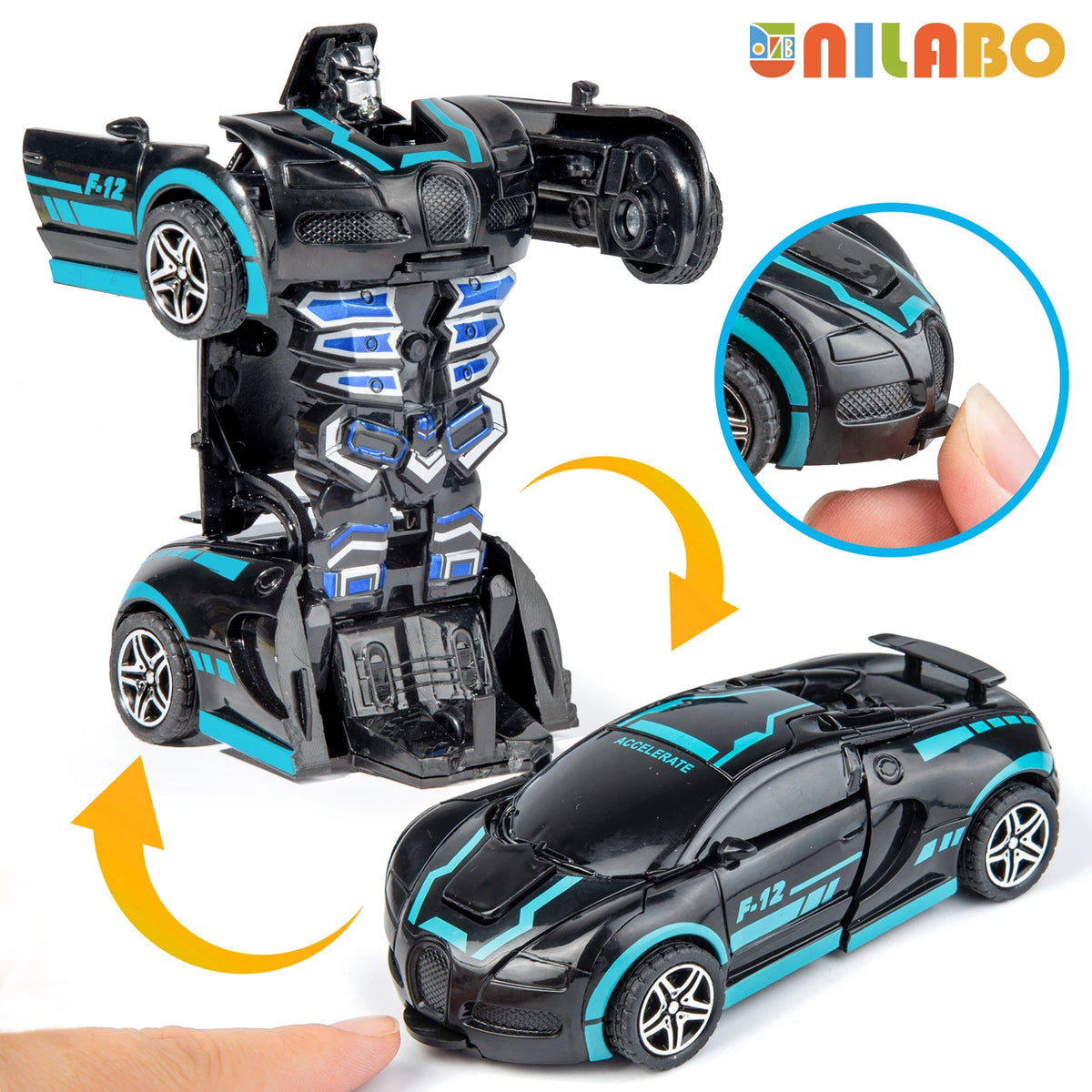 Transformable Robot Car – Diecast Toy