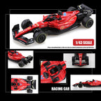 Diecast Racing Car – 1:43 Metal Formula Pullback Toy Car
