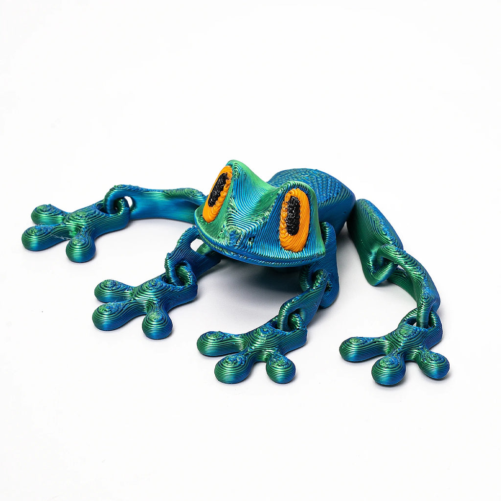 Magnetic Articulated Frog – 3D Printed Sensory Fidget Toy