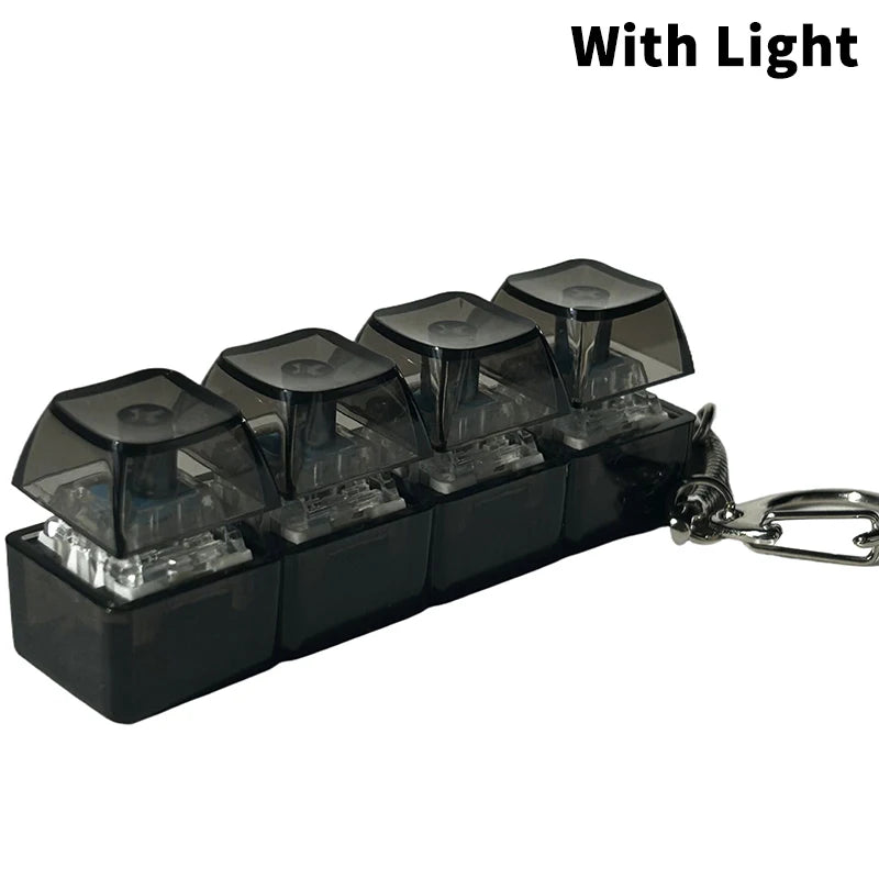 Mechanical Keyboard Key Tester – LED Keycap Fidget Keychain