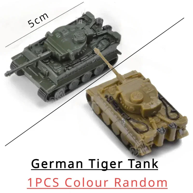 Tank Model Kit – 1:144 Scale Military Vehicle Set