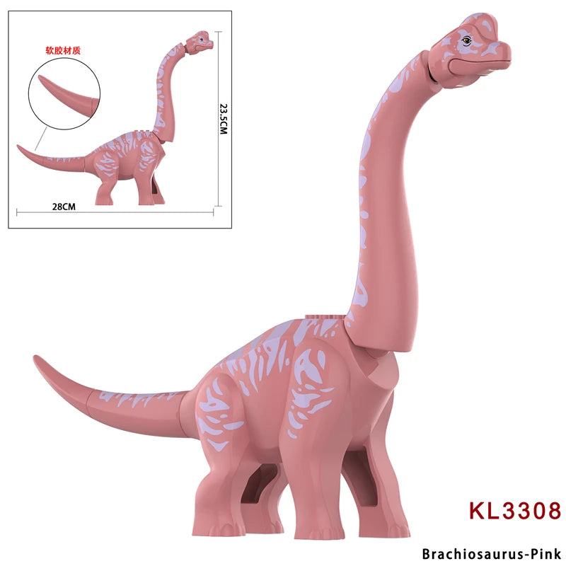 Dinosaur Building Blocks – DIY Dinosaur Brick Model Set