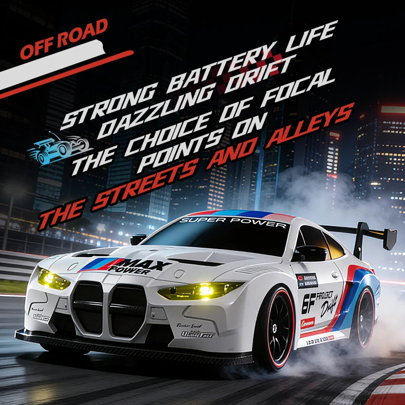 RC Drift Car – High-Speed Racing Car with LED