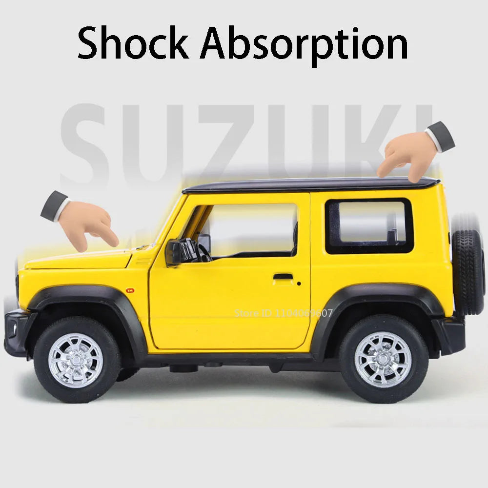 1:24 Diecast SUV Model – Alloy Pull Back Car with Lights