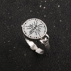 Game Dark Souls Rings for Men Vintage Havel's Demon's Scar Chloranthy Serpent Leo Darkmoon Ring Halloween Jewelry Gift