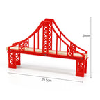 Wooden Train Track – Railway Track Connector & Assembly Set