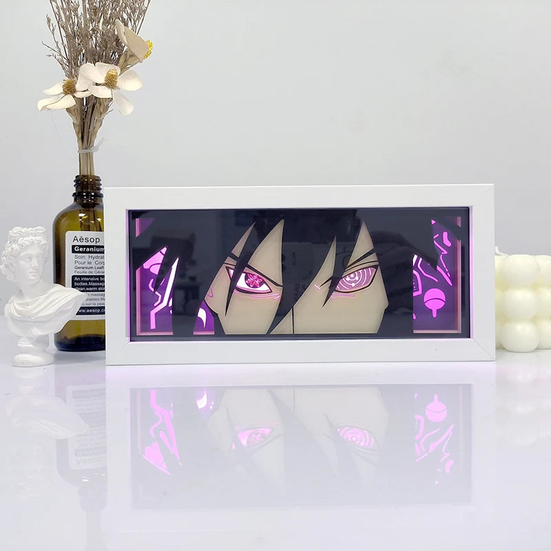 3D LED Shadow Box Light Paper Night Light Remote Control