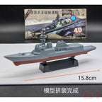 Battleship Model Kit – 1:1200 Scale Warship Assembly
