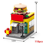 Mini Restaurant Building Blocks – Café & Food Store Kit