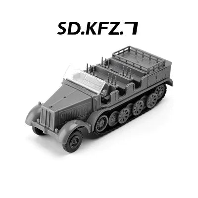 Military Vehicle Model Kit – 1/72 Scale Assembly Set