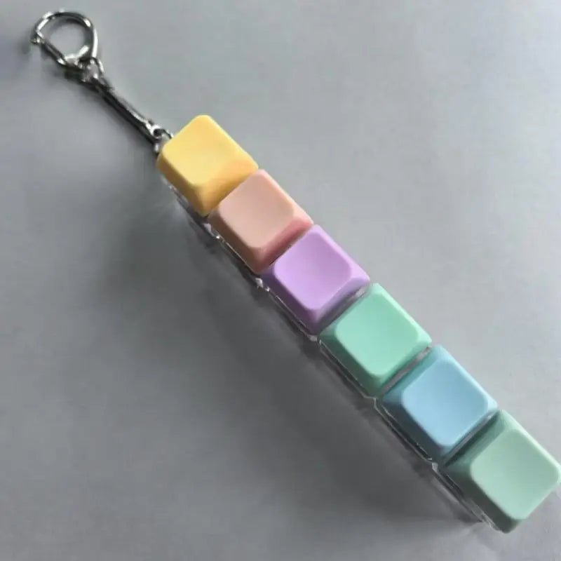 Mechanical Keyboard Key Tester – LED Keycap Fidget Keychain