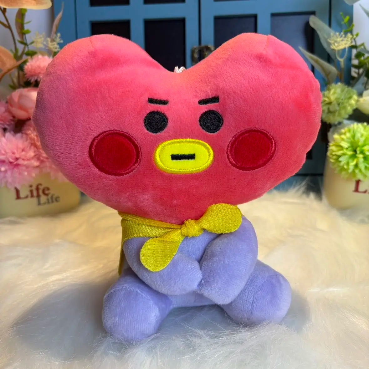 Hot B-T-21 Plush Toy Tata Koay Shooky Mang Cooky Cartoon Animal Backpack Key Mobile Phone Pendant Office Toys Friend Gift
