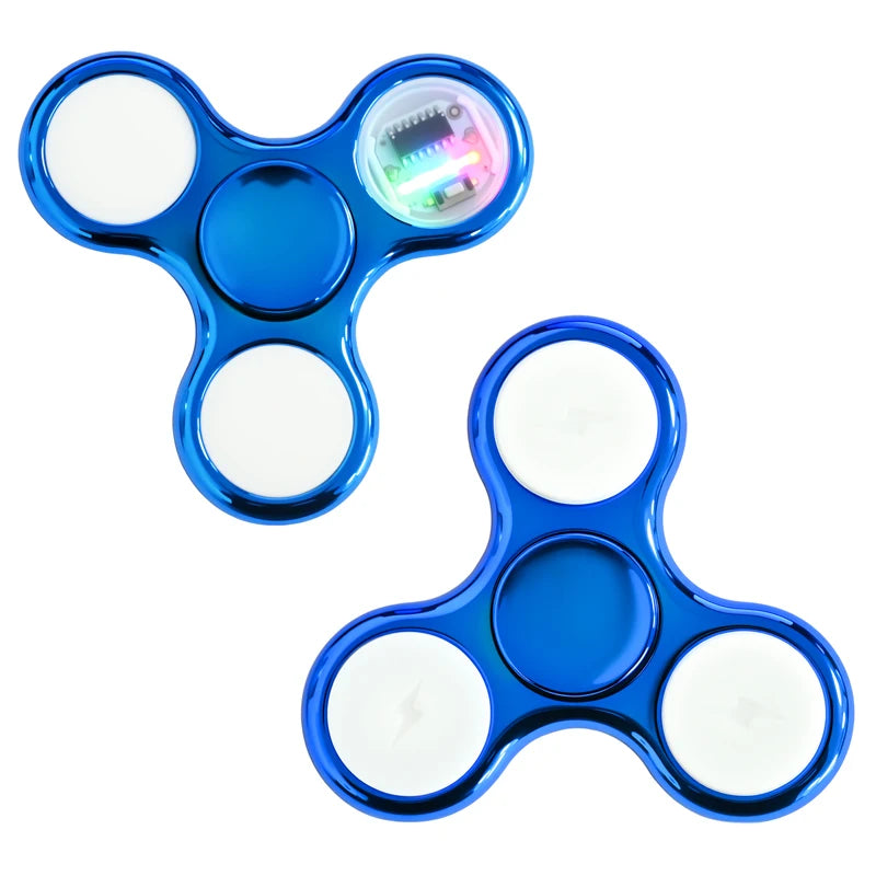 LED Glow Fidget Spinner – Light Up Gyro Toy