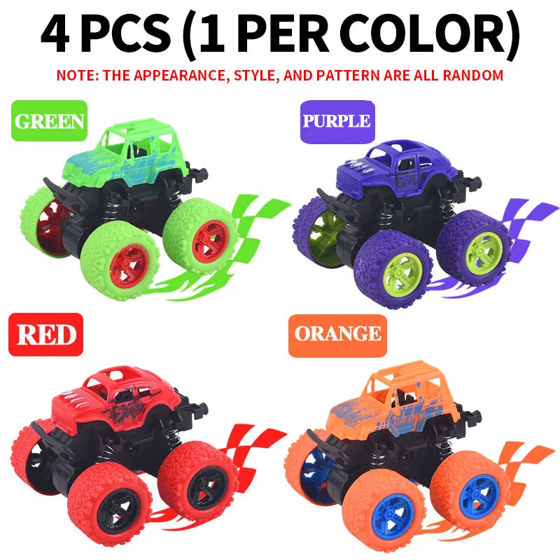 4PCS/2PCS/1PC Inertial Off-Road Vehicle Toys - Suitable for Halloween, Christmas, Boys and Girls Gifts
