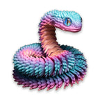 2026 3D Printed Snake Fidget Toy – Movable Joint Desk Ornament