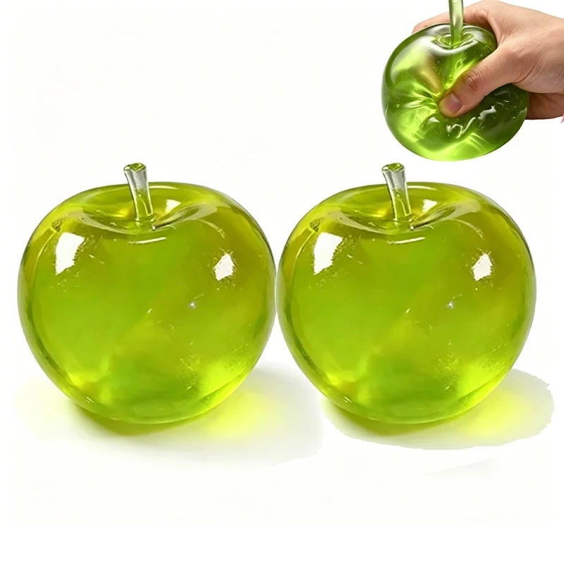 Apple Squishy Fidget Toy – Slow Rising Fruit Squeeze Toy