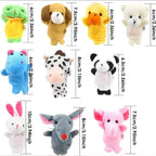 Cartoon Finger Puppet Doll – Plush Storytelling Toy for Kids